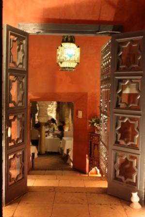 seville - entrance to restaurant on meson del moro.jpg